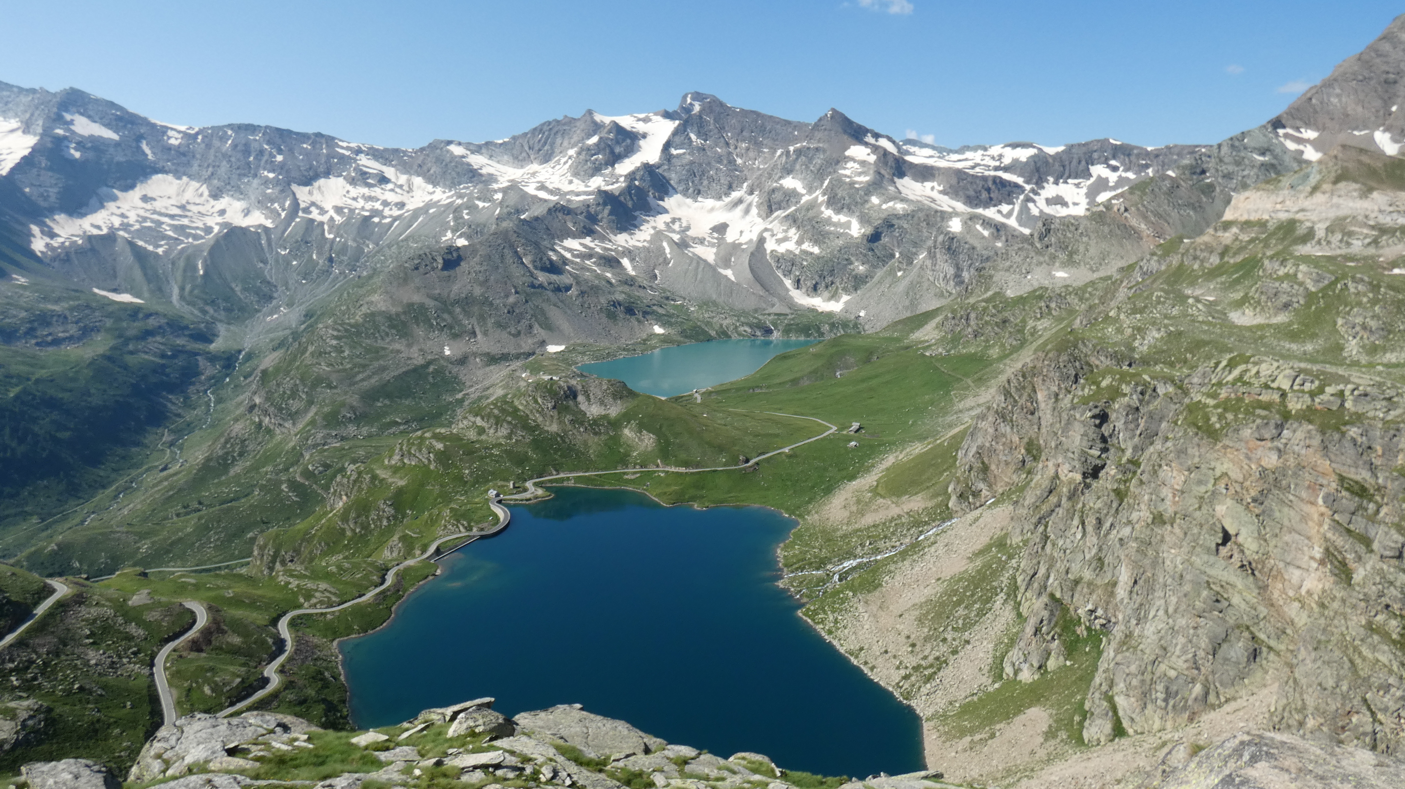 Il ghiacciaio della Capra dal belvedere